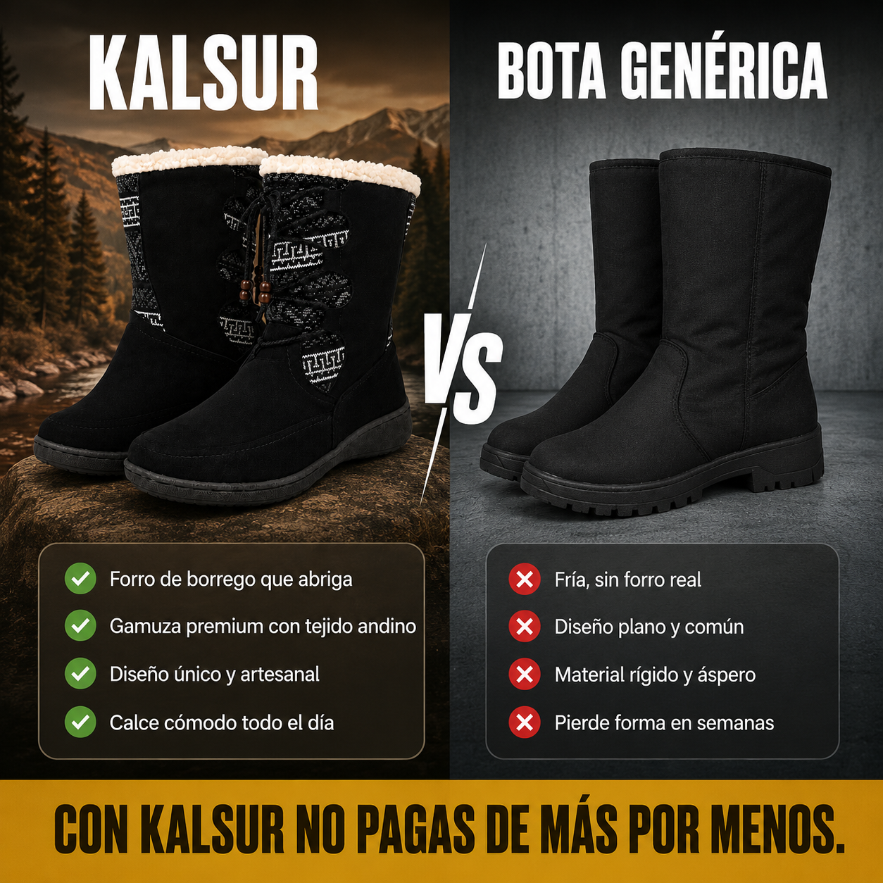 Bota Alta Premium Torres | OFERTA CYBERDAY 2026