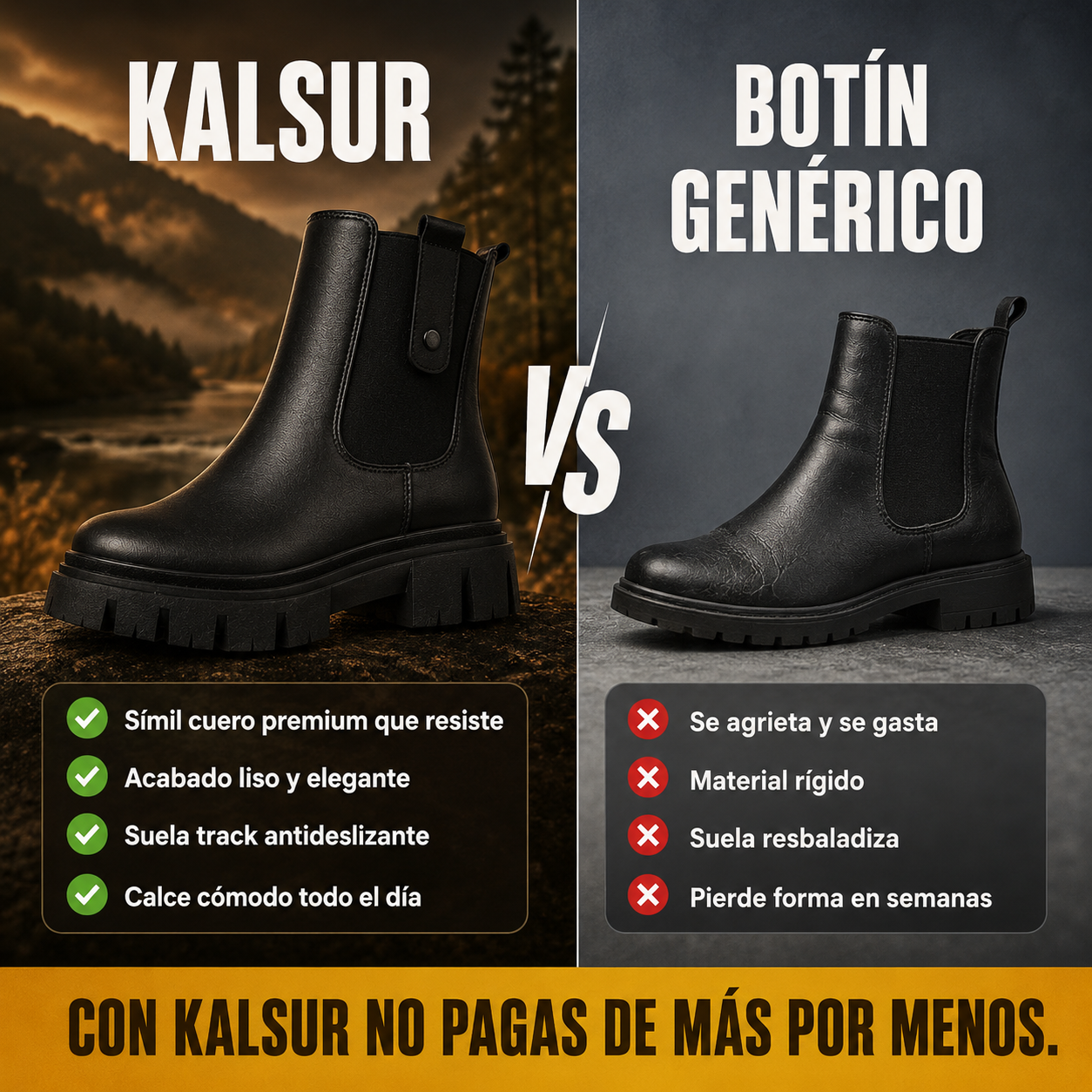 Botín con Placa Metálica Chaltén | OFERTA CYBERDAY 2026