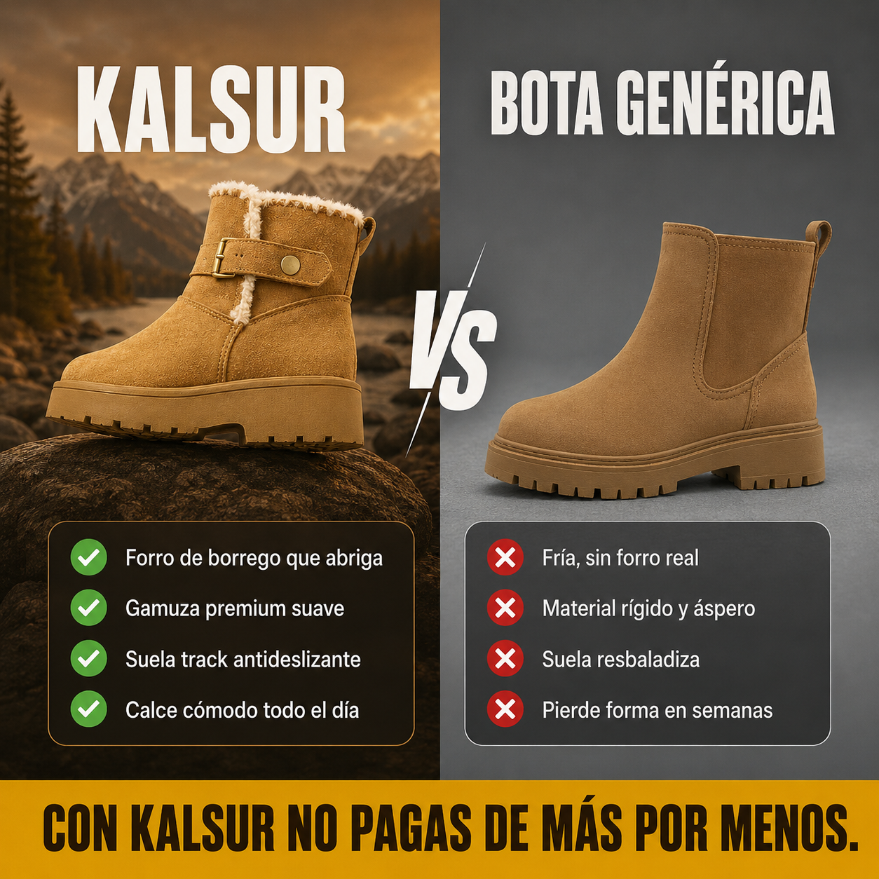 Bota Alta Cochrane | OFERTA CYBERDAY 2026
