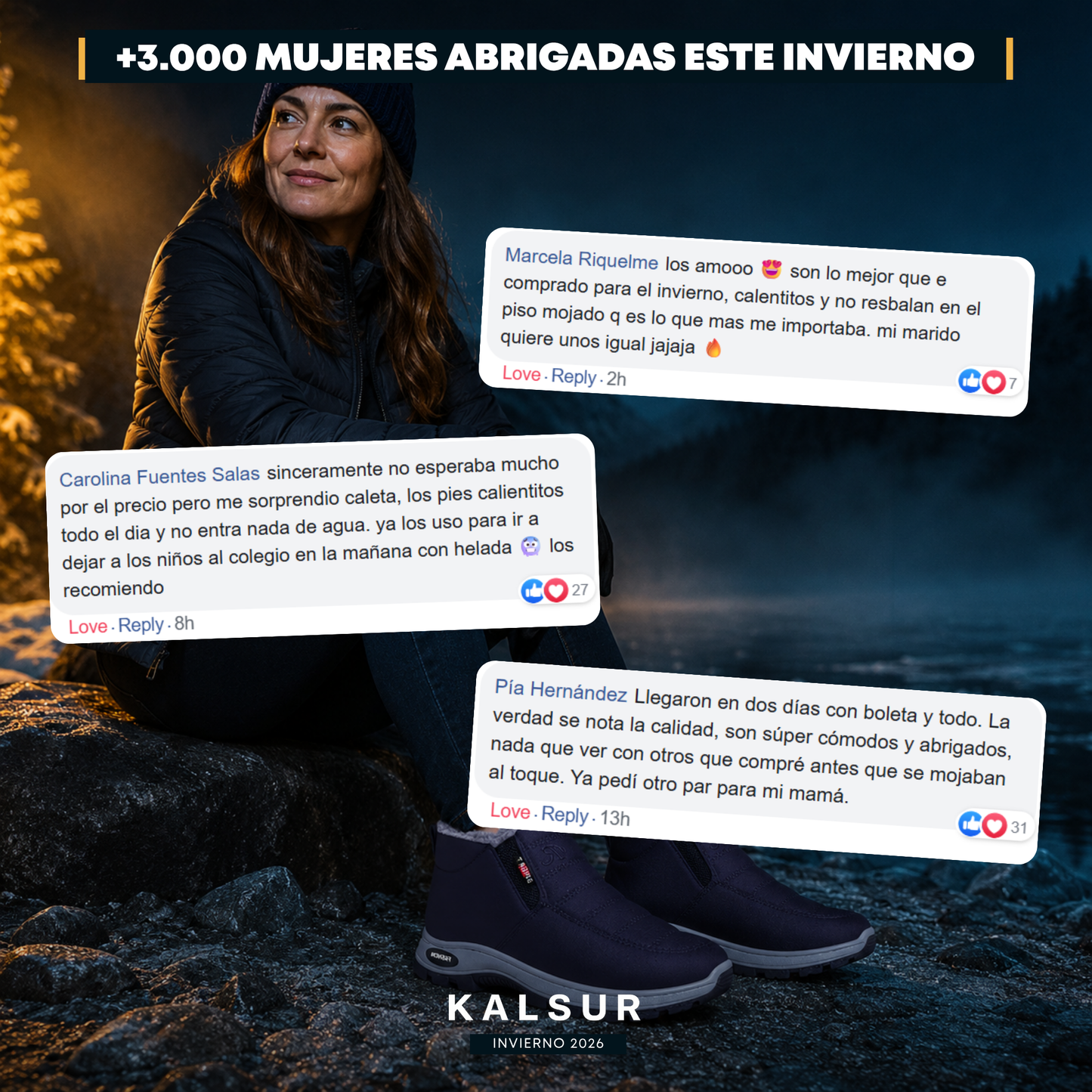 Botín Impermeable Térmico Queulat | EDICIÓN INVIERNO 2026