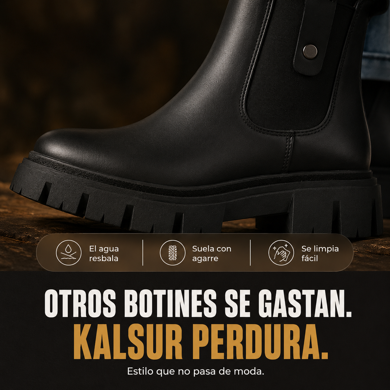 Botín con Placa Metálica Chaltén | OFERTA CYBERDAY 2026
