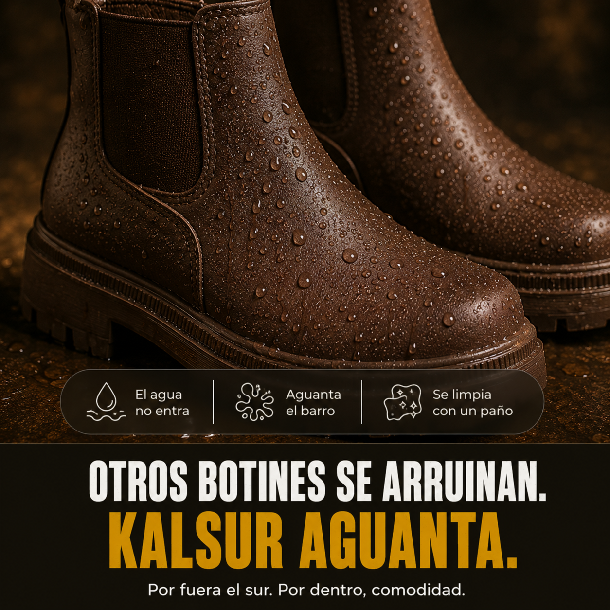 Botín de Cuero Confort Aysén | OFERTA CYBERDAY 2026