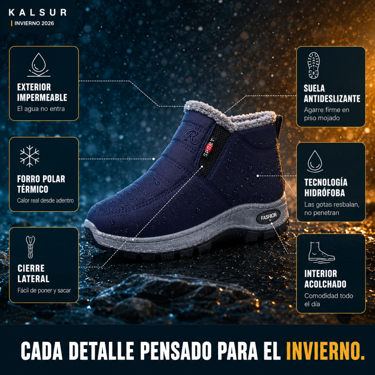 Botín Impermeable Térmico Queulat | EDICIÓN INVIERNO 2026