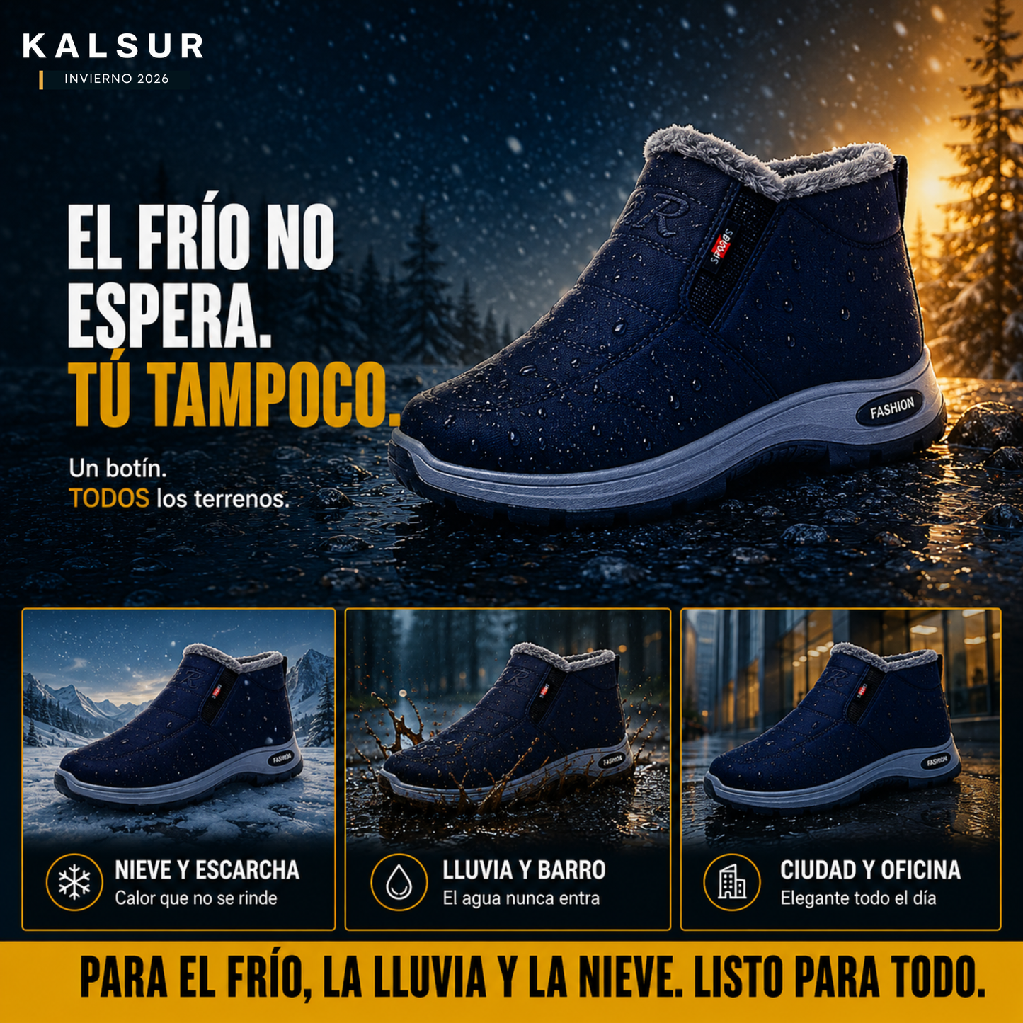 Botín Impermeable Térmico Queulat | EDICIÓN INVIERNO 2026