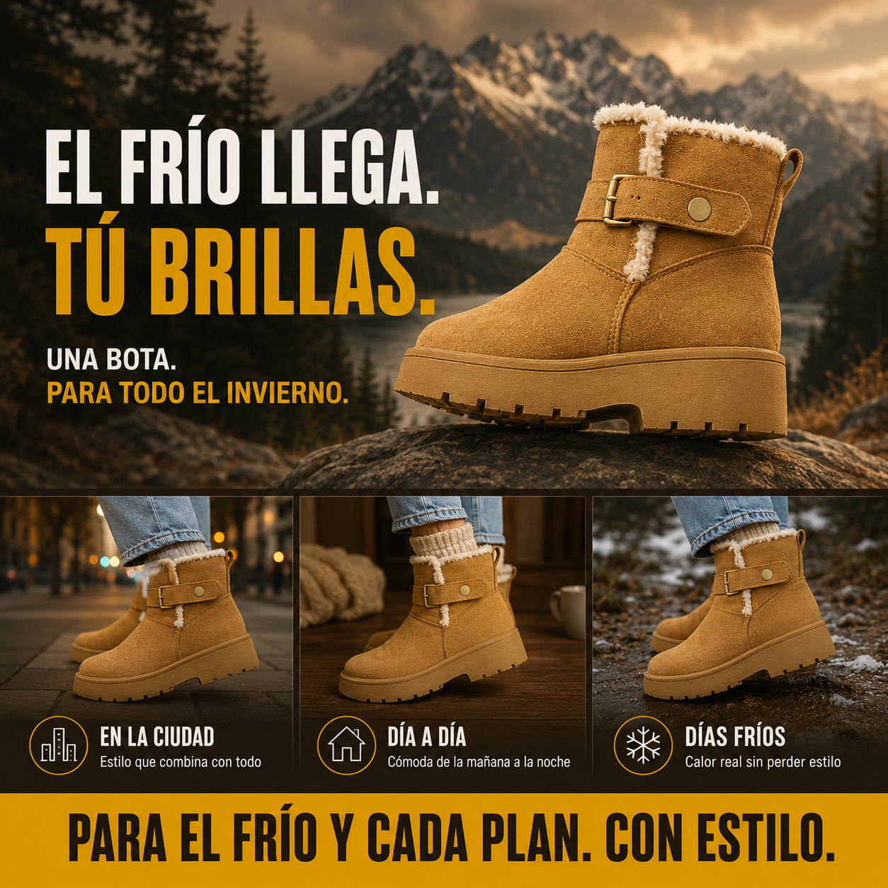 Bota Alta Cochrane | OFERTA CYBERDAY 2026