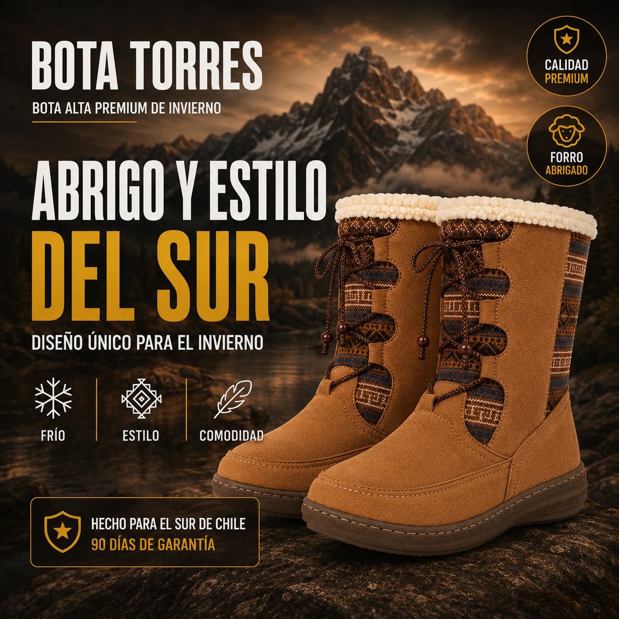 Bota Alta Premium Torres | OFERTA CYBERDAY 2026